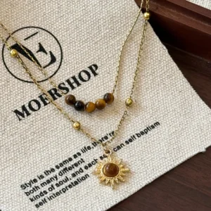 Tiger's Eye Layered Necklace