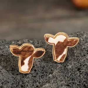 Bull Head Stud Earrings