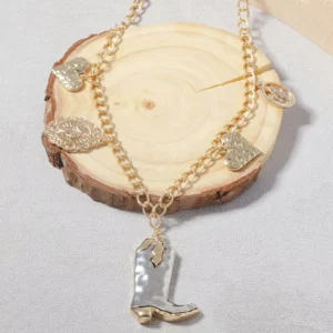 Boots Charm Necklace