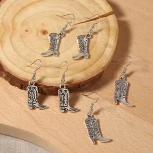 Cowboy Boot Dangle Earrings